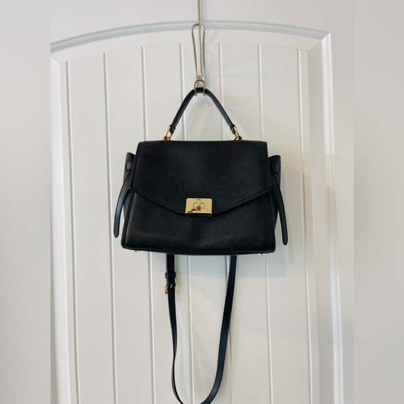 Michael Kors Black Logo Satchel - Picture 6 of 12